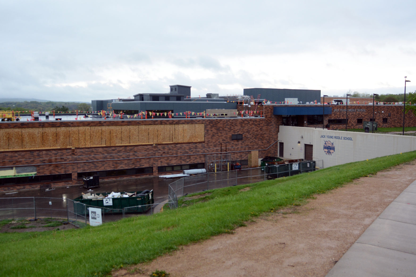 Baraboo school construction tour May 3, 2021